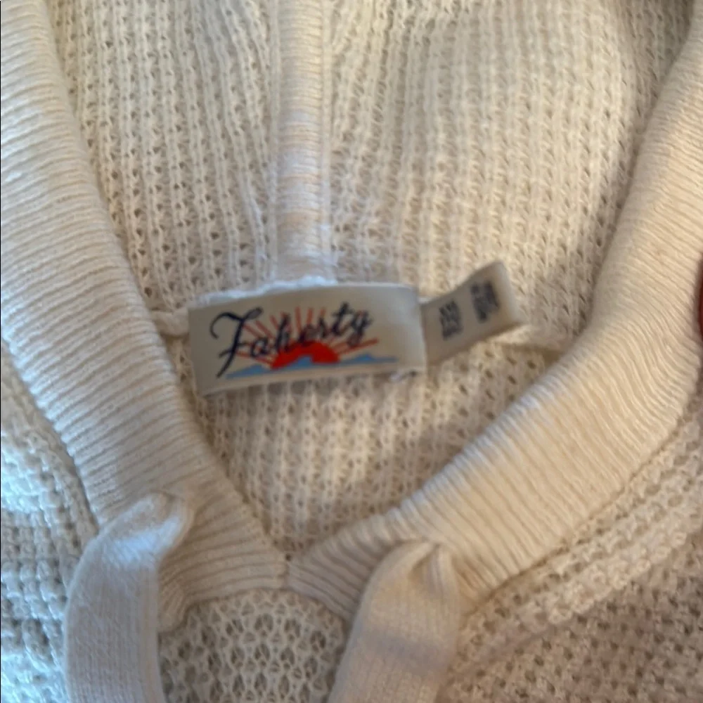 Faherty Cozy Striped Hoodie Sweater - Picture 3 of 6